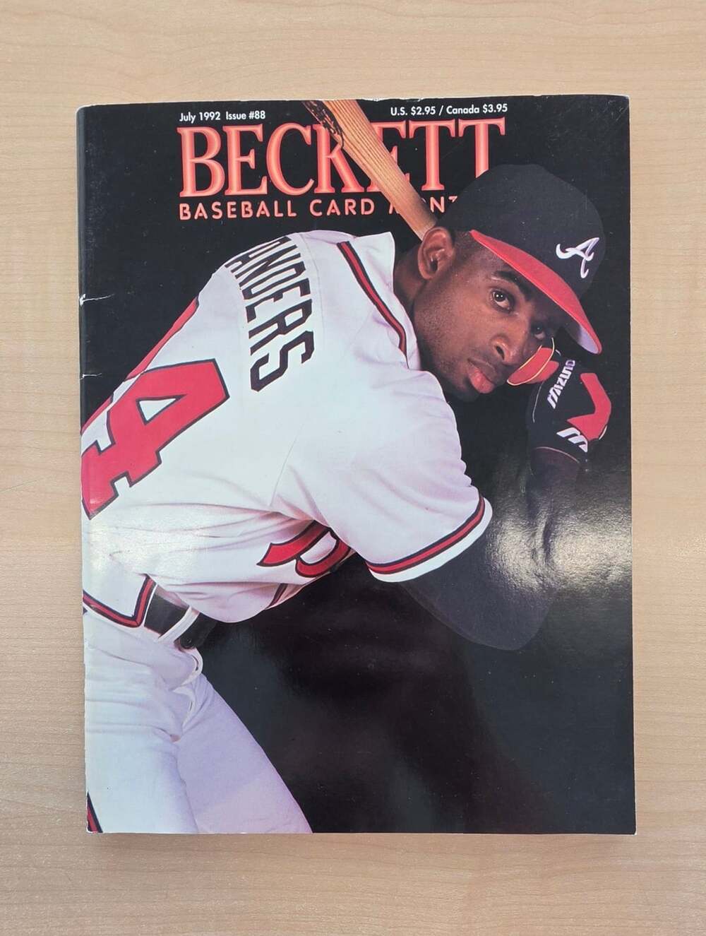 Beckett Baseball Card Monthly July 1992 Issue #88 Deion Sanders